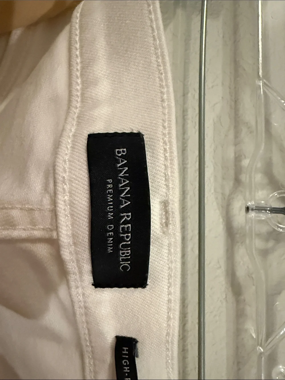 Banana Republic White Slim Straight Men's Jeans